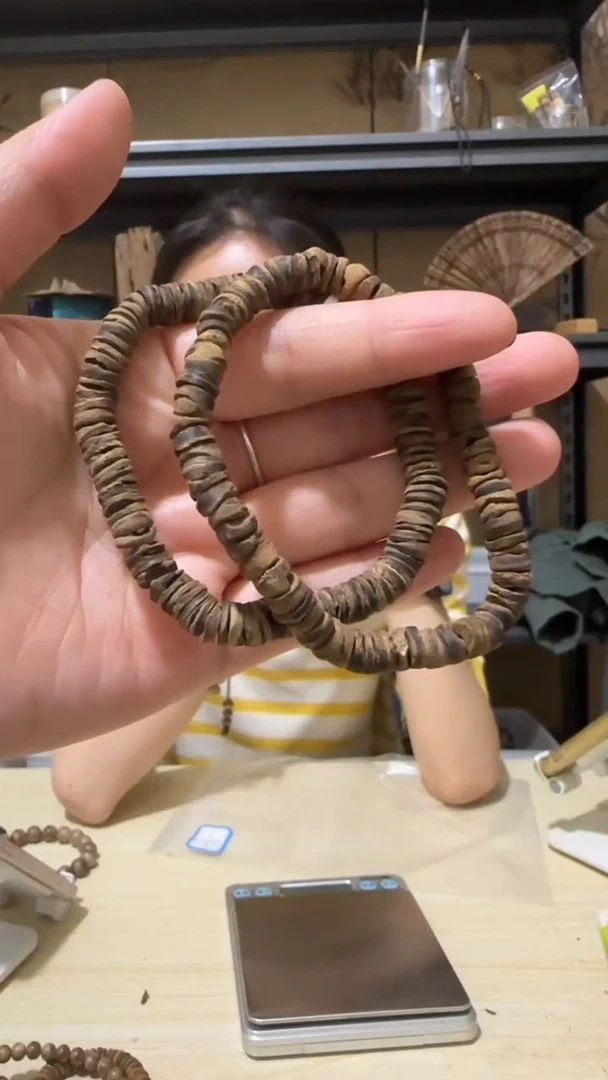 手串沉香13号文莱随型野料手串多样性发一条