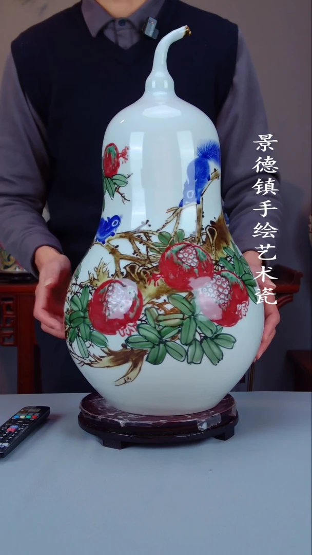 摆件陶瓷景德镇手工手绘陶瓷摆件46