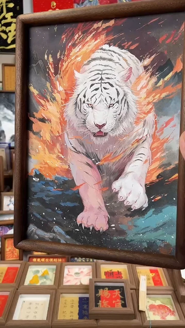 国画纯手绘书法绘画作品