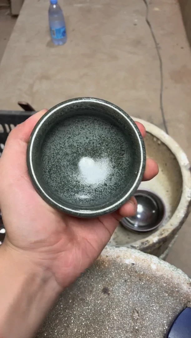 茶盏真柴烧建盏换点柴火