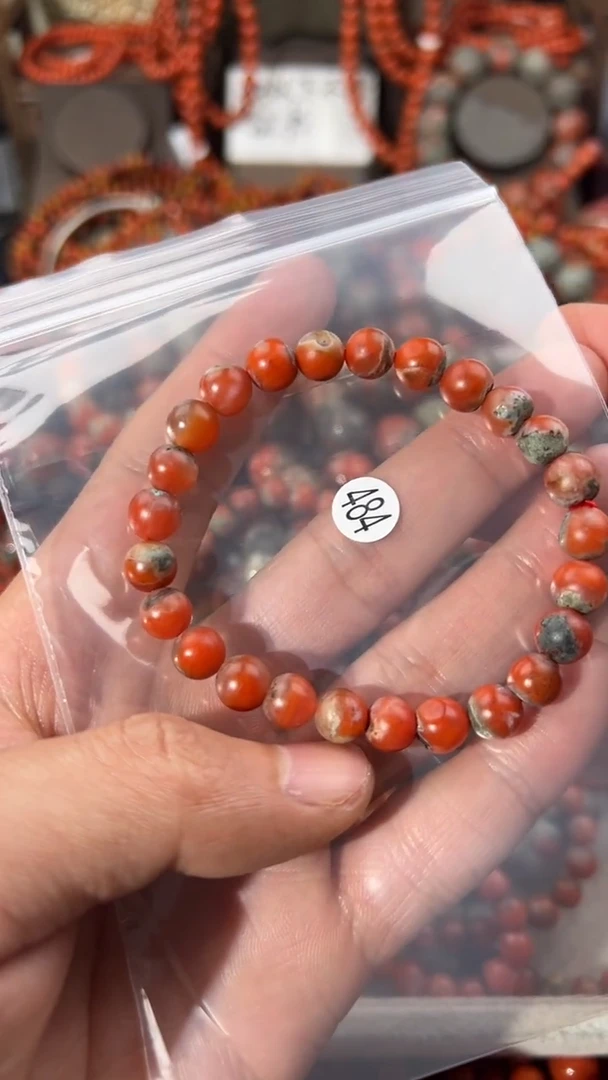 南红玛瑙手串未镶嵌7