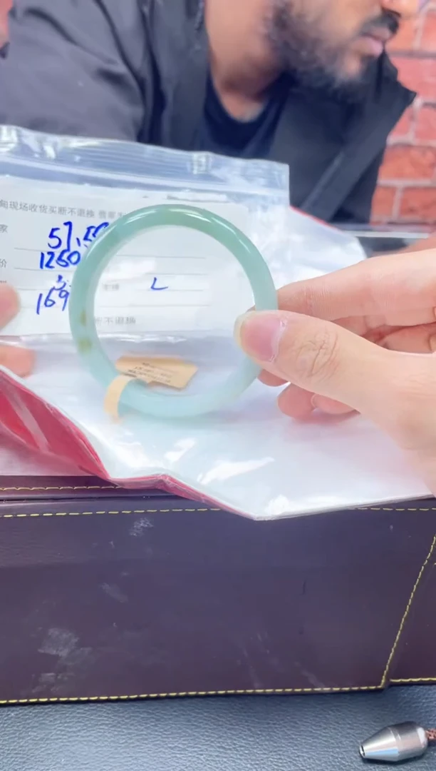 【闪购商品】定制翡翠1未镶嵌毛货手镯需精细抛光/58