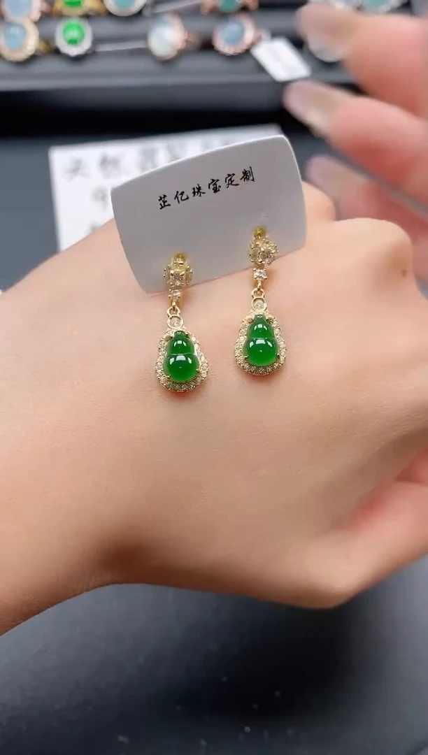 银S925镶嵌戒指翡翠111