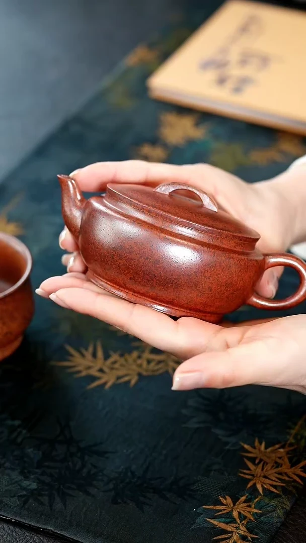 【闪购商品】紫砂茶壶24紫砂壶天星泥汉瓦送杯子