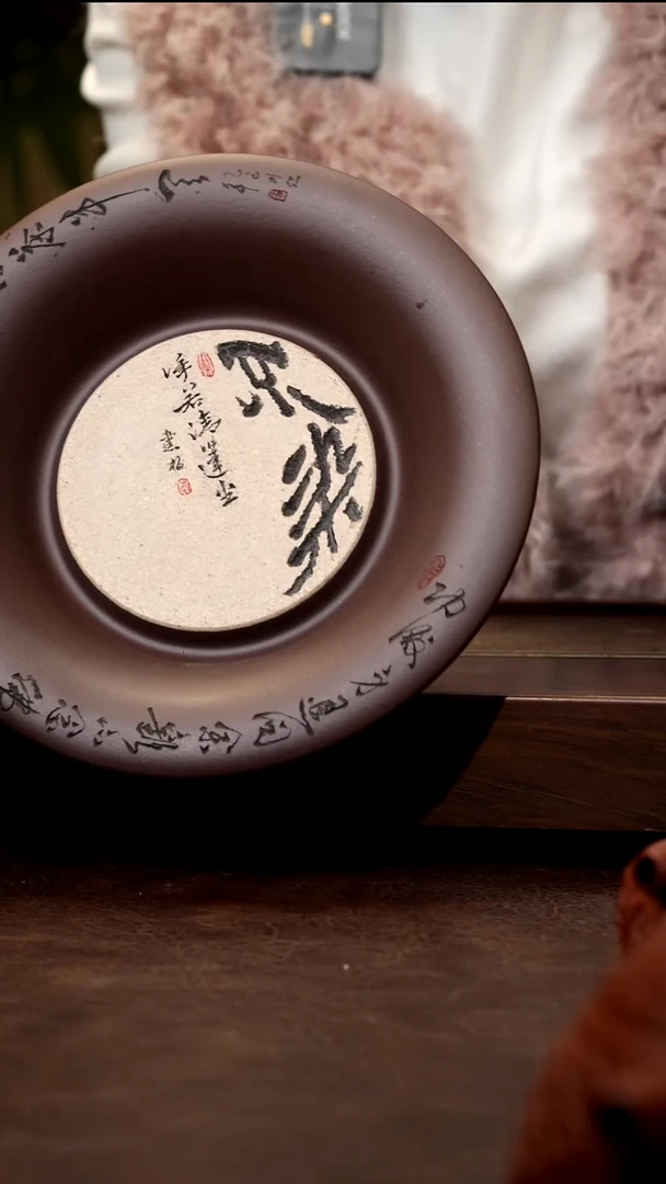 茶壶紫砂紫泥茶盘高货
