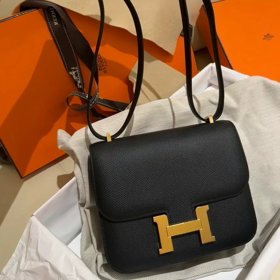 95新 Hermes/爱马仕 青奢荟/爱马仕黑金康康/68200