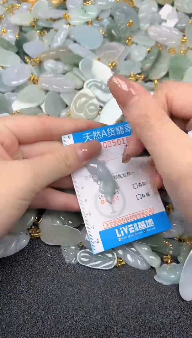 颈饰未镶嵌翡翠净货挂件-2016