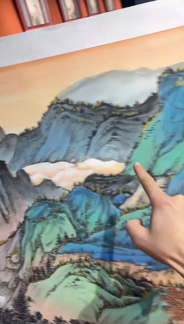 【闪购商品】国画孙桂国老师字画带亲笔合影证书19-124