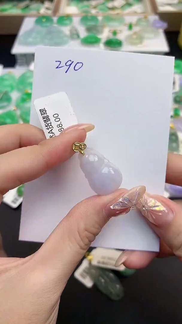 颈饰未镶嵌翡翠天然缅甸A货翡翠