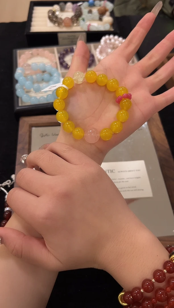 未镶嵌手链水晶d940 黄奕梅同款