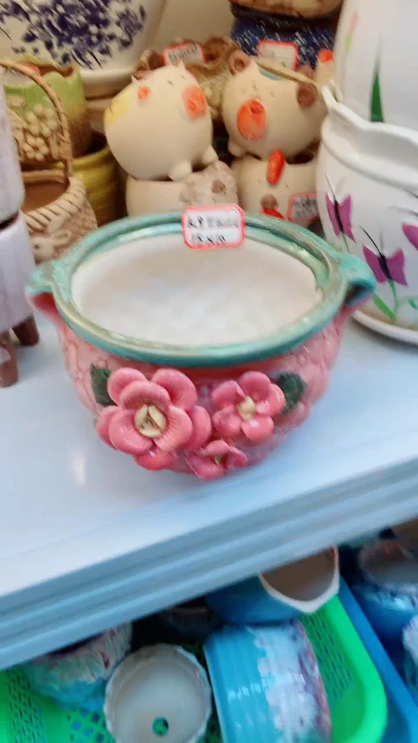 【闪购商品】陶瓷@@K9梦韵捏花1个