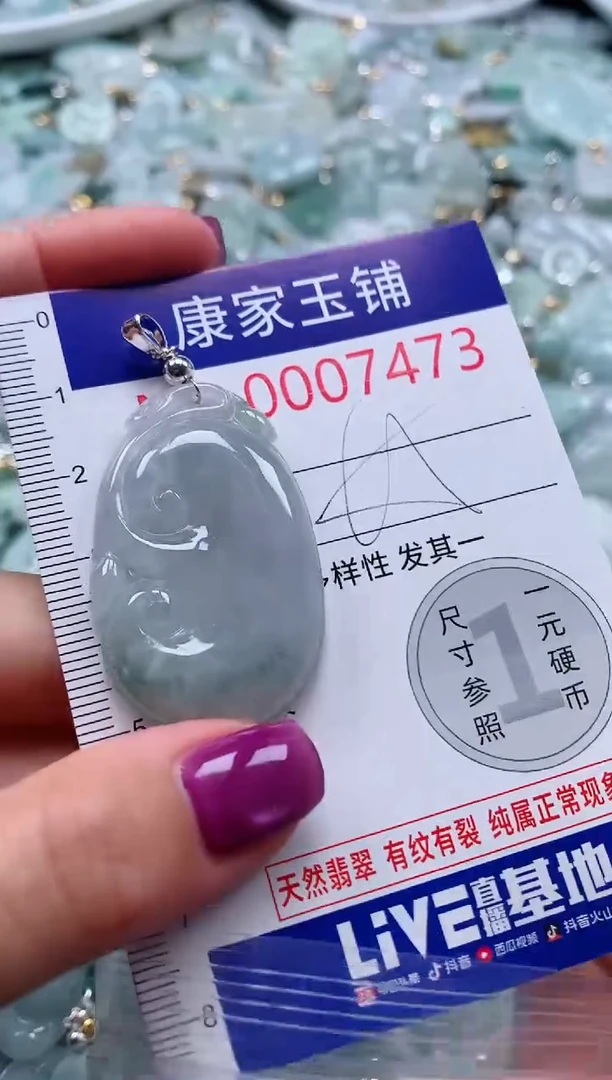 颈饰未镶嵌翡翠7473