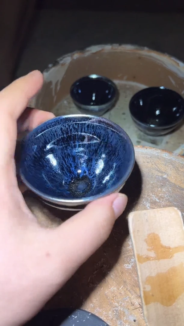 茶盏陳****y41叶明龙窑柴烧开窑888