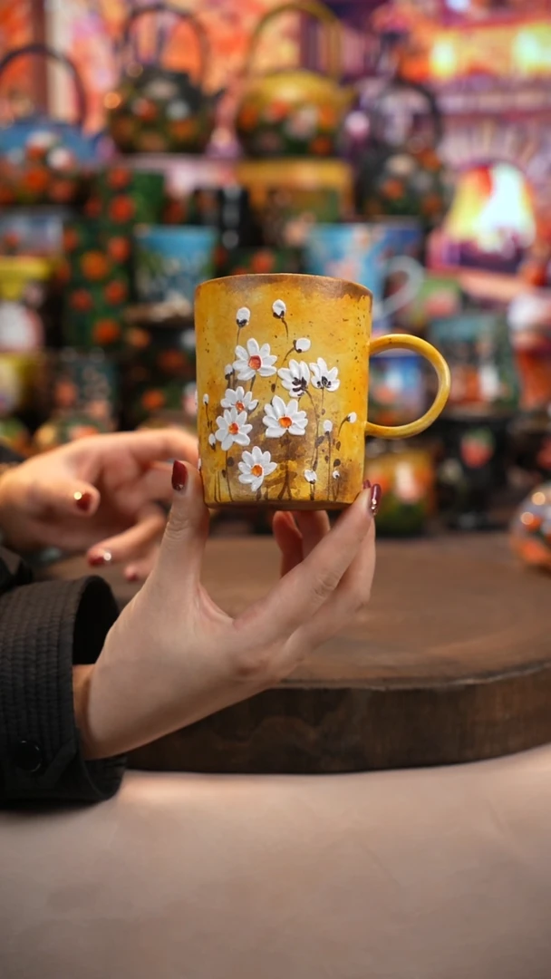 油画   釉下彩   杯子