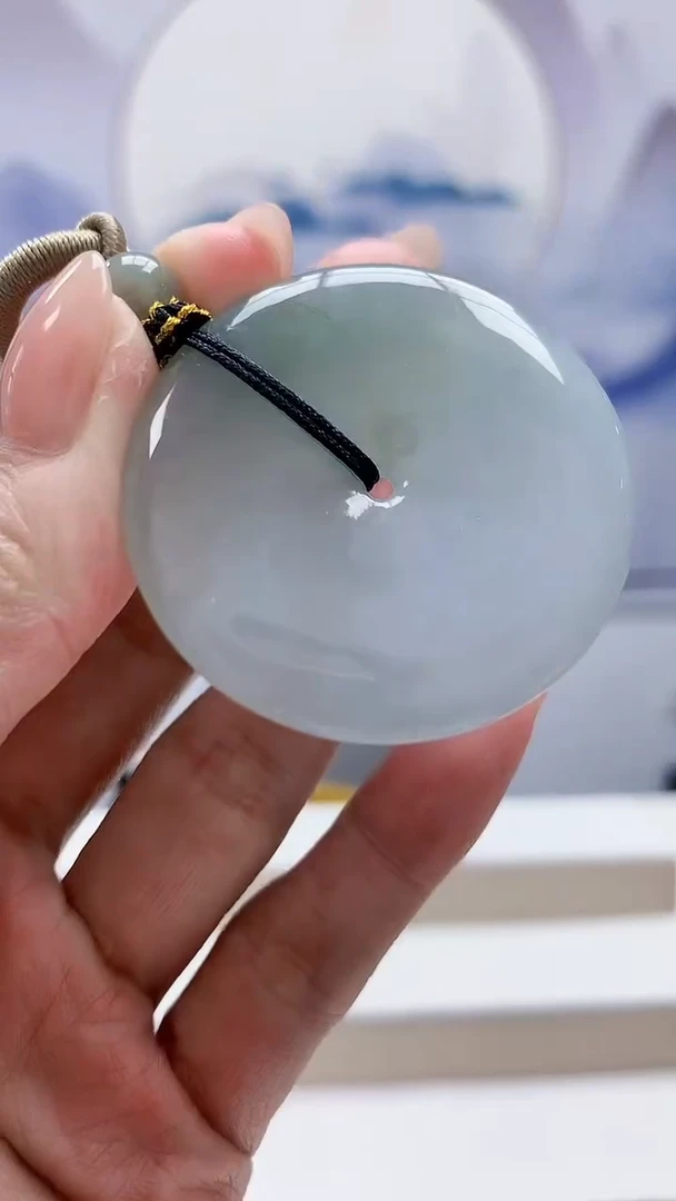 未镶嵌定制翡翠4917MM-毛货挂件49