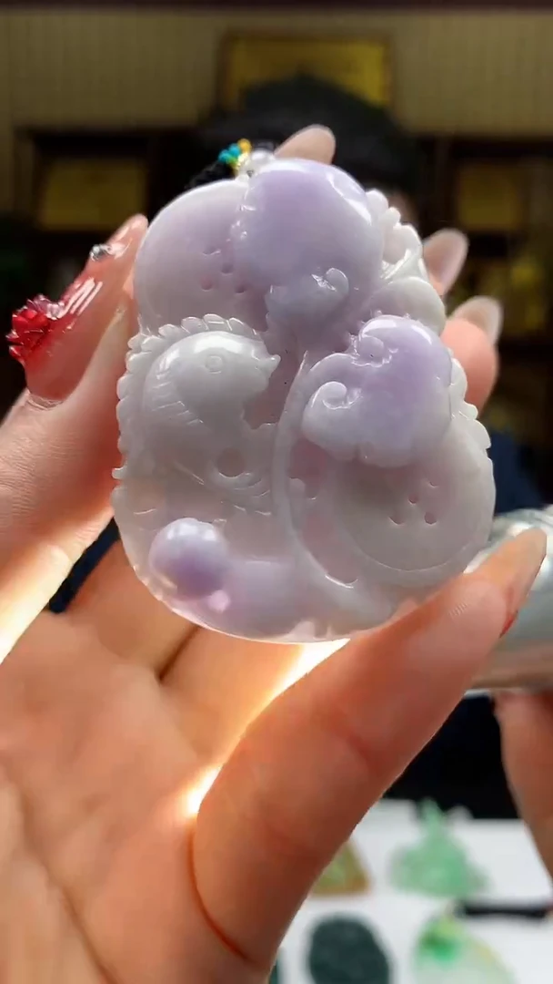 【闪购商品】定制翡翠未镶嵌1071ry-毛货挂件7
