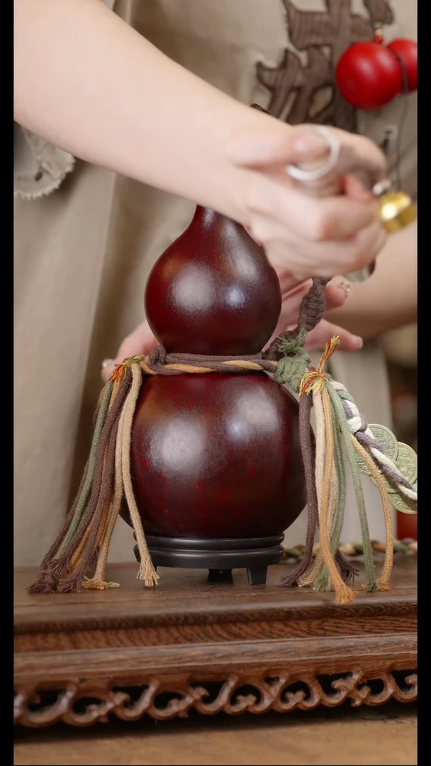 142号精品天然大漆酒葫芦一物一拍~