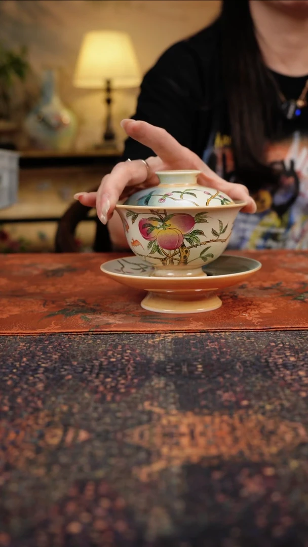 杯景德镇陶瓷杯碗柴烧多人