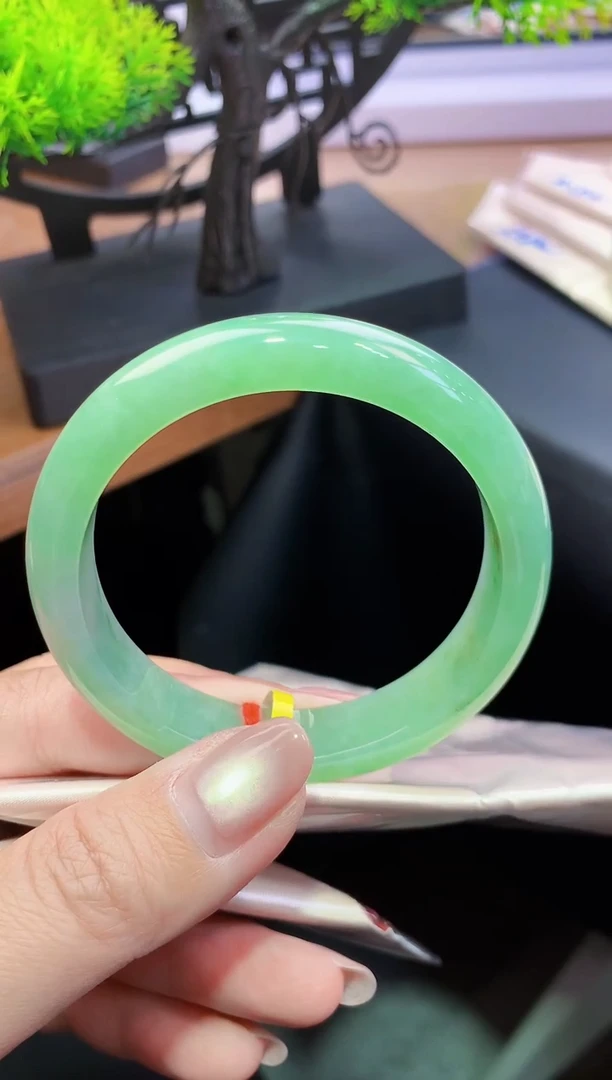 未镶嵌手镯翡翠k327天然A货缅甸翡翠55.1