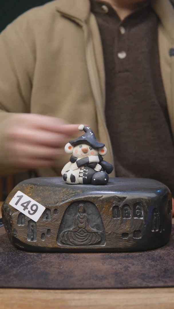 【闪购商品】小丑陶瓷手工茶宠149同款围巾