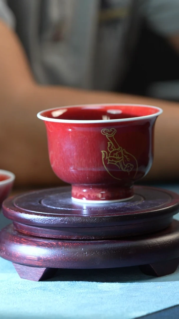 杯子非遗-徐建国-郎红绘画佛手杯