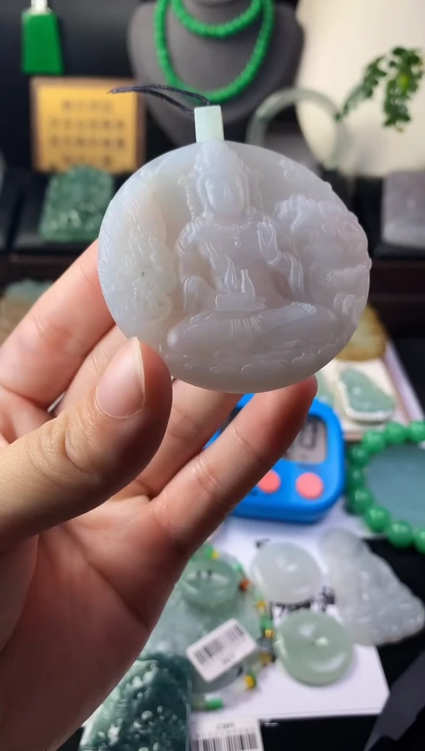 未镶嵌定制翡翠万***灵毛货不退不换