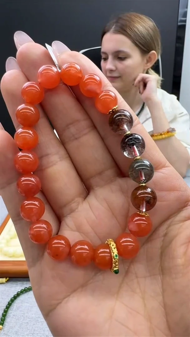 【闪购商品】南红玛瑙手链未镶嵌573秒拍号