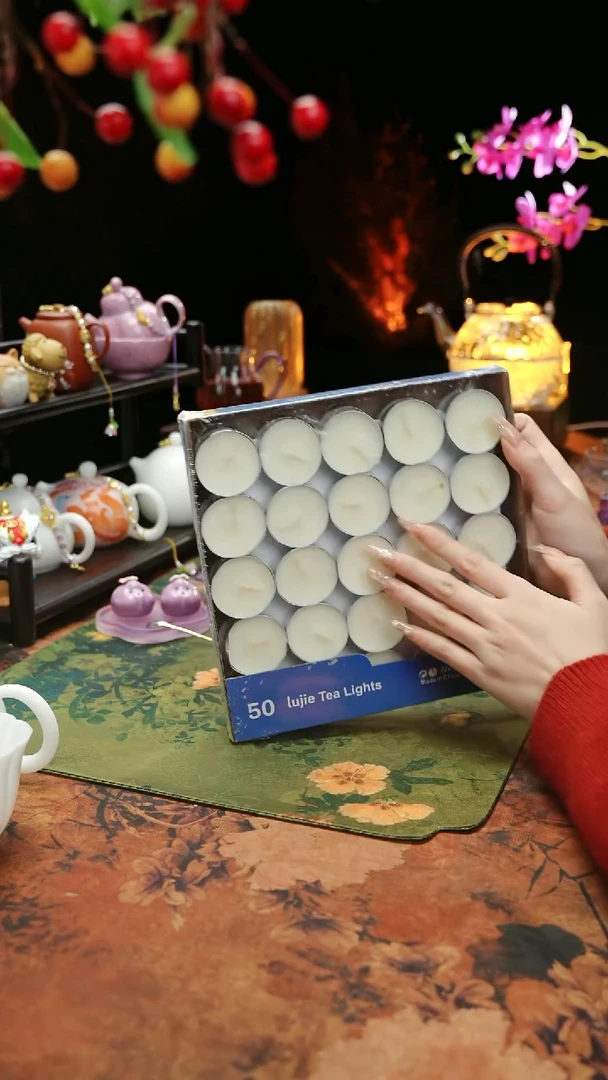 【闪购商品】植物蜡烛4小时100颗茶蜡烛