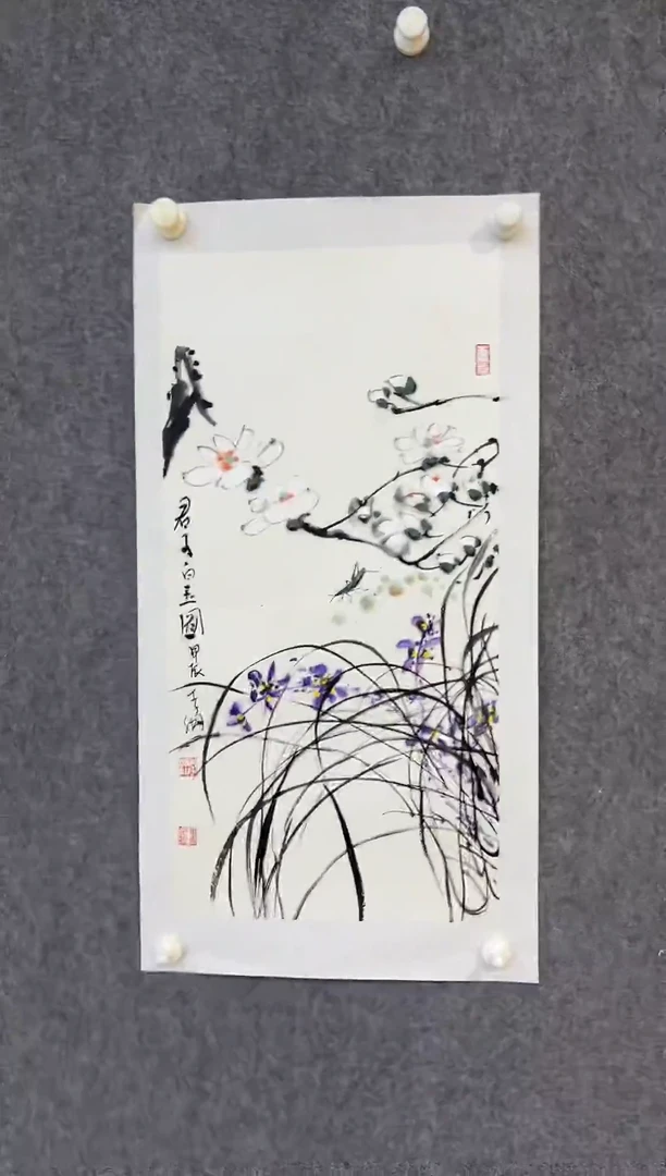 国画李纲-2平尺-国画作品