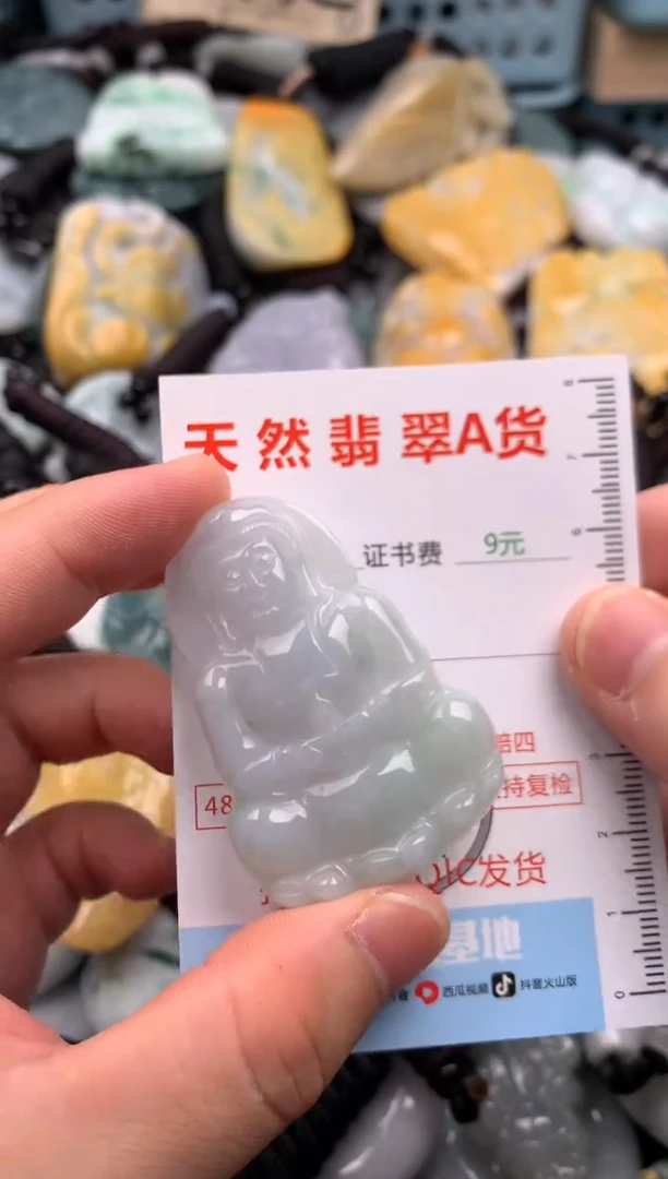 翡翠未镶嵌吊坠(不含链)1