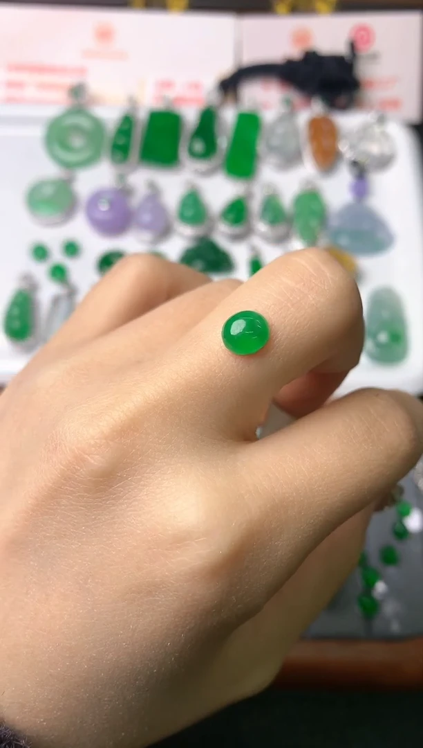 【闪购商品】定制翡翠未镶嵌裸石（镶嵌定制）