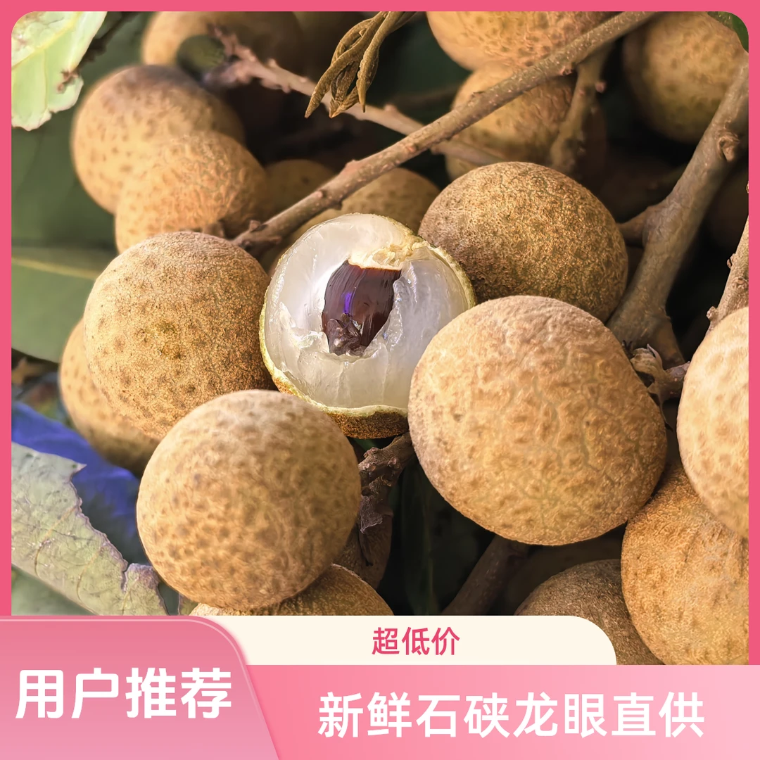 【京东专链】老树石硖龙眼批发直播非储良龙眼干网红新鲜水果