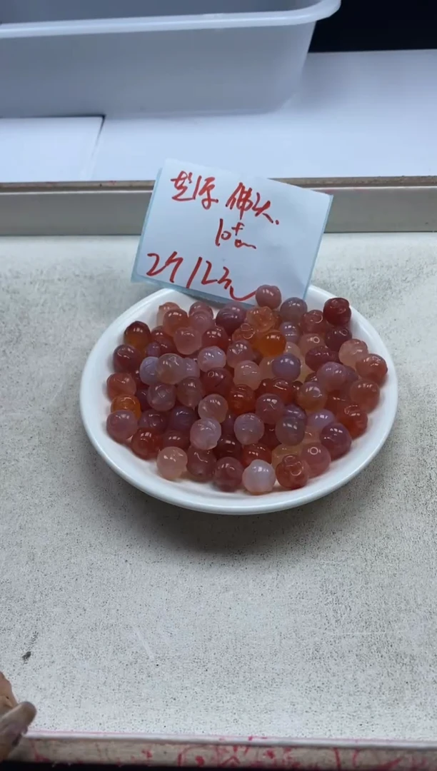 【闪购商品】玛瑙/玉髓颈饰未镶嵌x358盐源佛头*2个