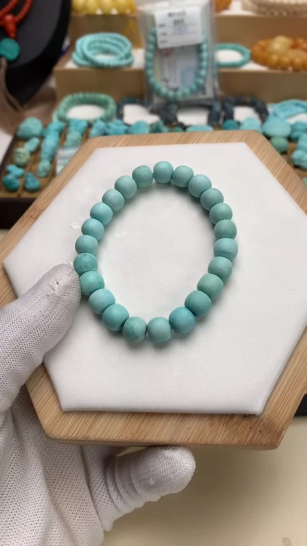 未镶嵌绿松石珠宝半成品56