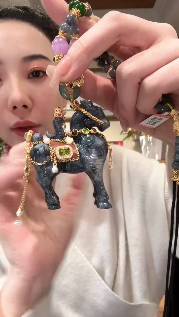 【闪购商品】翡翠颈饰未镶嵌国风