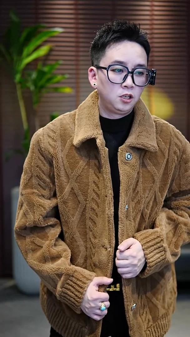 C**C56码（175-190斤）双面穿羊毛夹克