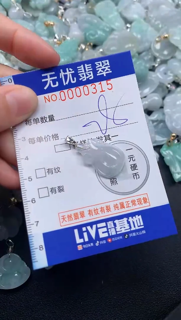 颈饰未镶嵌翡翠315