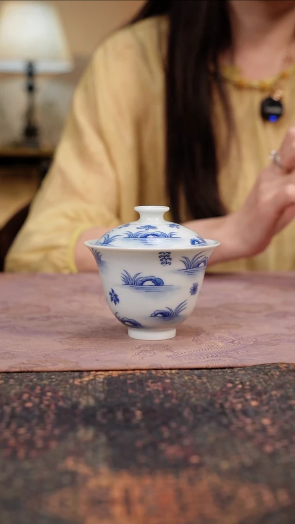 杯景德镇陶瓷杯碗柴烧多人E83