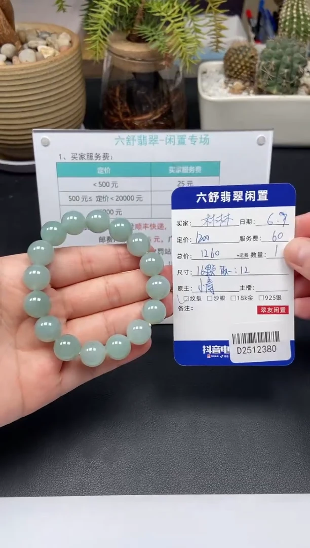 未镶嵌手串翡翠D2512380