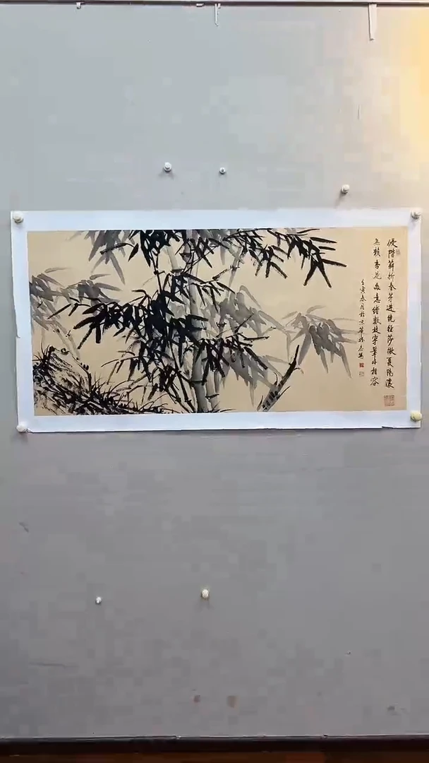 书法y甘雄志8平尺花鸟