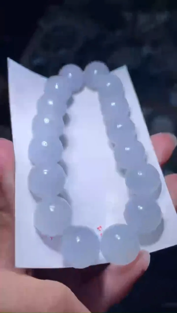 未镶嵌定制翡翠天然缅甸A货翡翠手串69