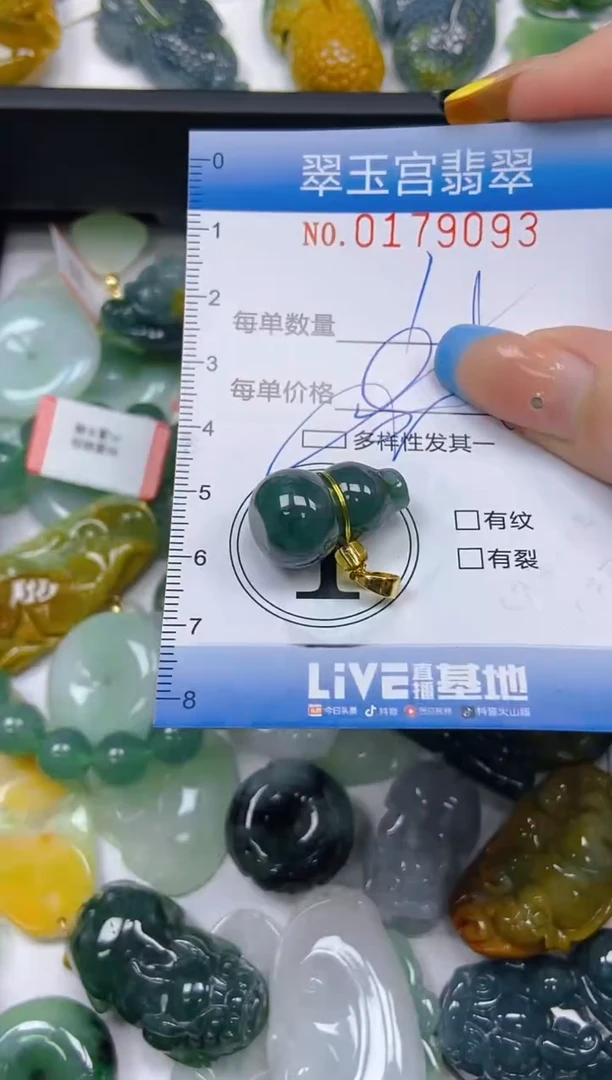 翡翠未镶嵌颈饰闪购0179093多样性发其一
