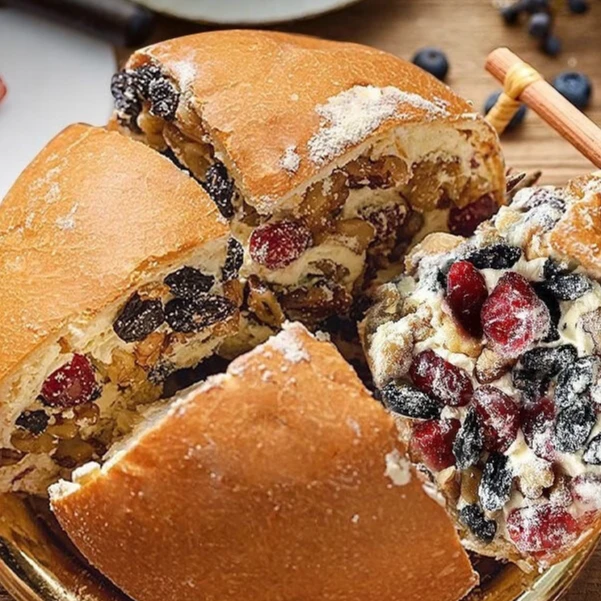 【420g大盒】新疆坚果奶酪包核桃仁黑加仑蔓越莓动物奶油新鲜现做M