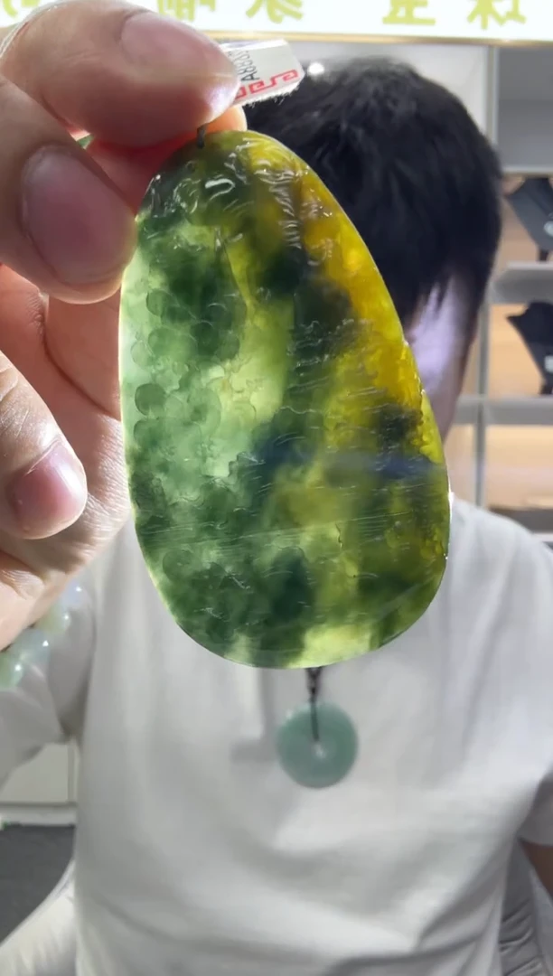 未镶嵌挂件翡翠天然翡翠A货孤品一件