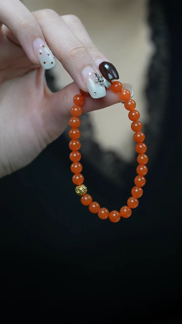 未镶嵌手串南红玛瑙1