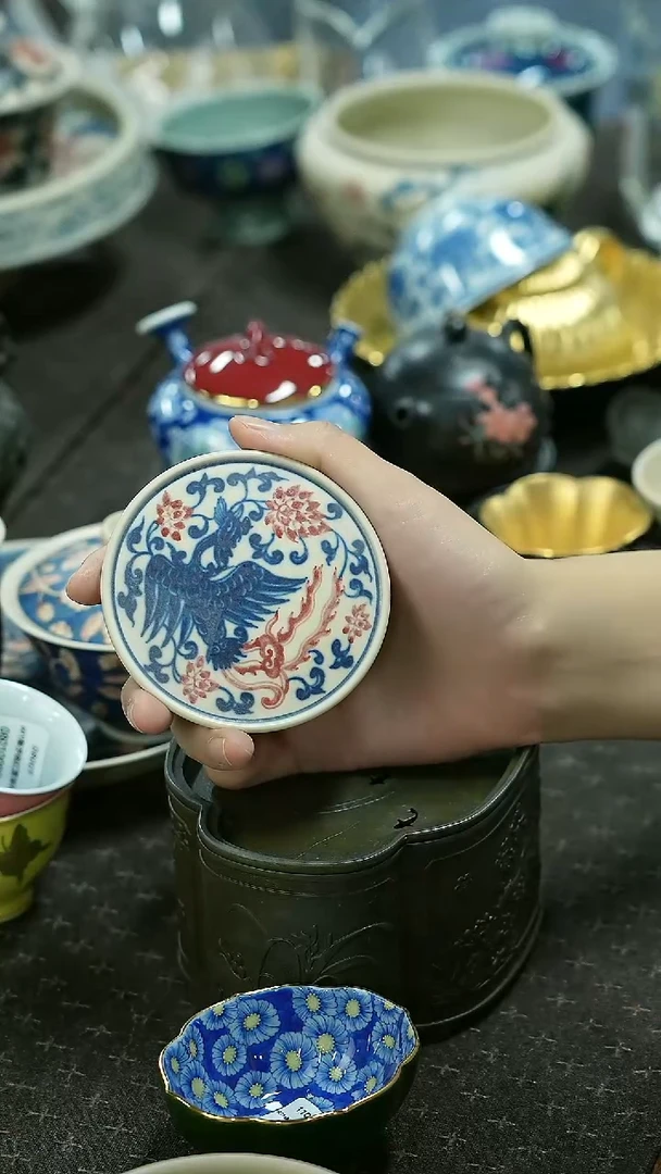 开仓景德镇手绘瓷器福利 全套三个