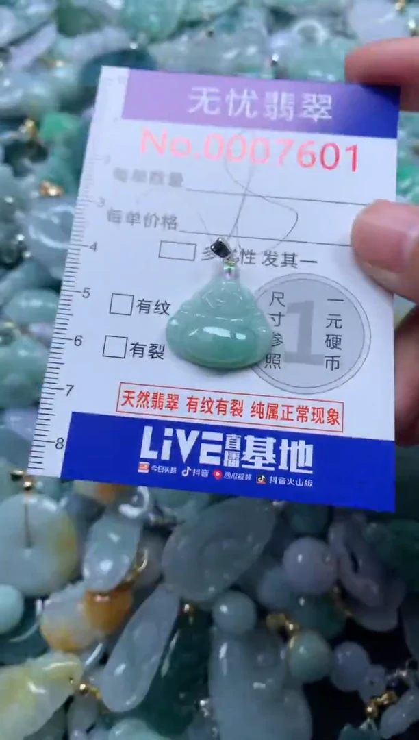 颈饰未镶嵌翡翠7601