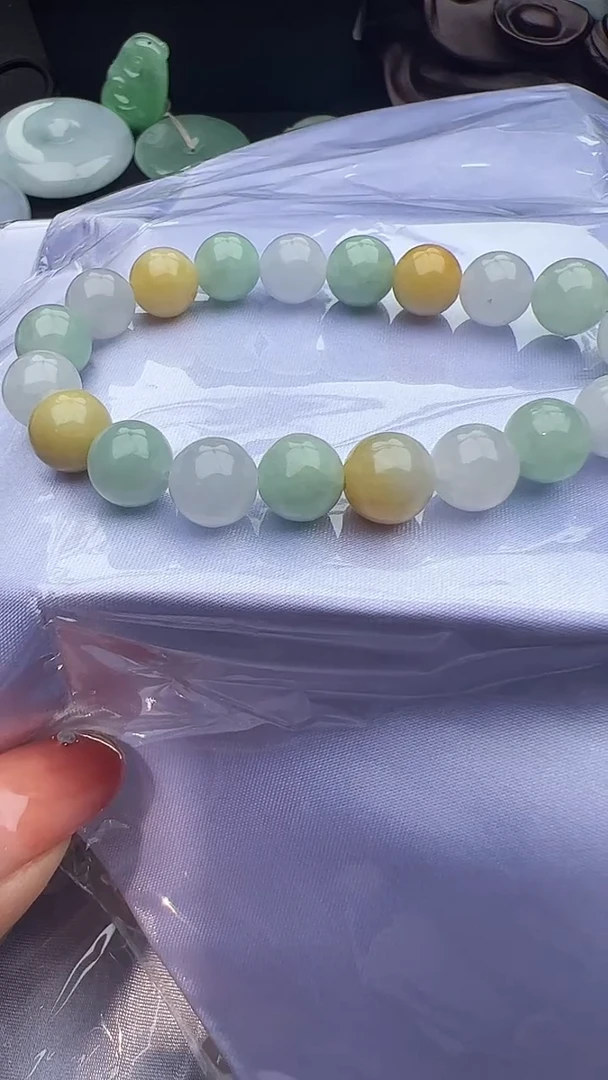 未镶嵌手串翡翠多宝手串