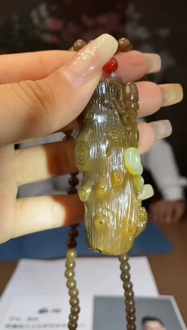 和田玉未镶嵌颈饰q996