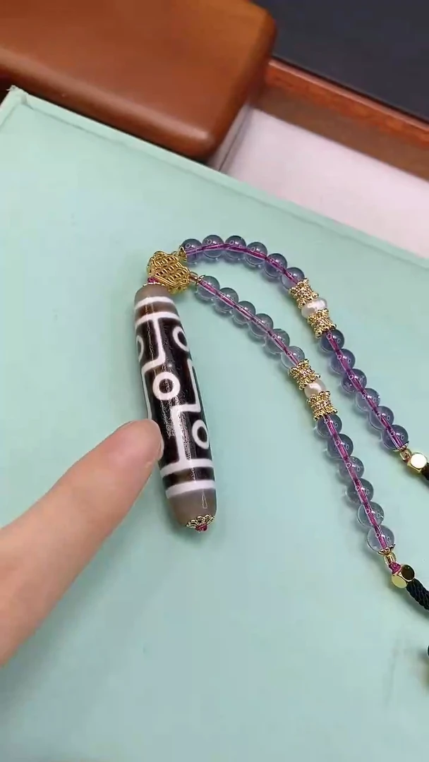 玛瑙/玉髓（覆膜）项链未镶嵌Y20331（拍一发一）多样性发货